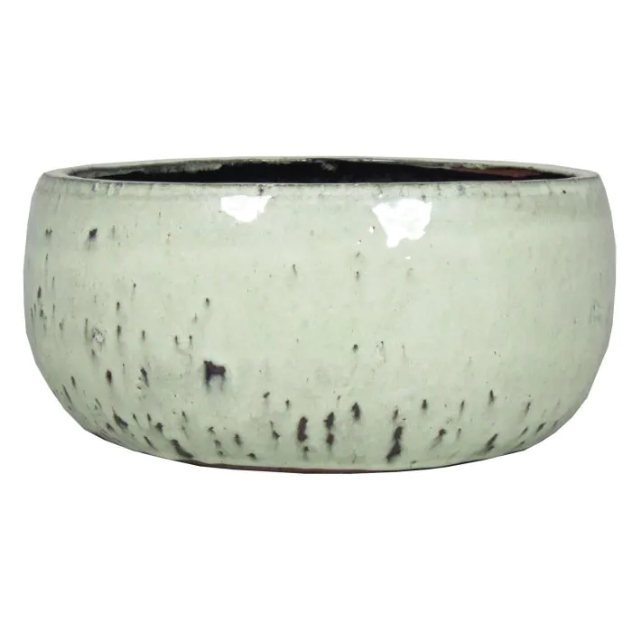 Keramik Obstschale PEYO, blassgrün, 13,5cm, Ø28cm