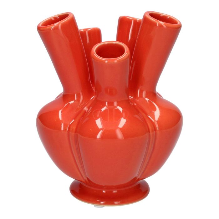 Keramikvase ANNALIES mit 5 Öffnungen, kirsch, 26cm, Ø19cm