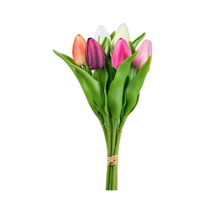 Knstlicher Blumenstrau Tulpen BORGA, bunt, 35cm