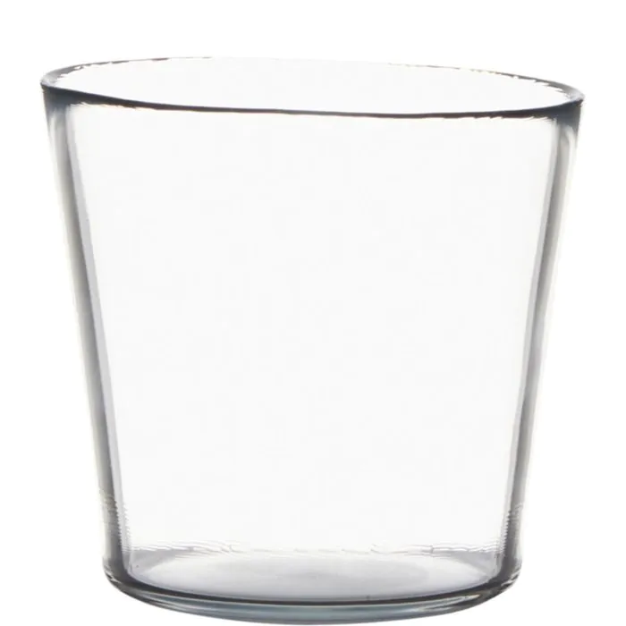 Übertopf aus Glas ALENA, klar, 12,5cm, Ø13,5cm