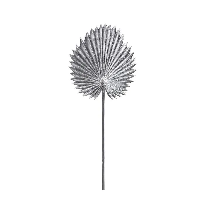 Deko Palmwedel Washingtonia KIVAN, silber, 45cm