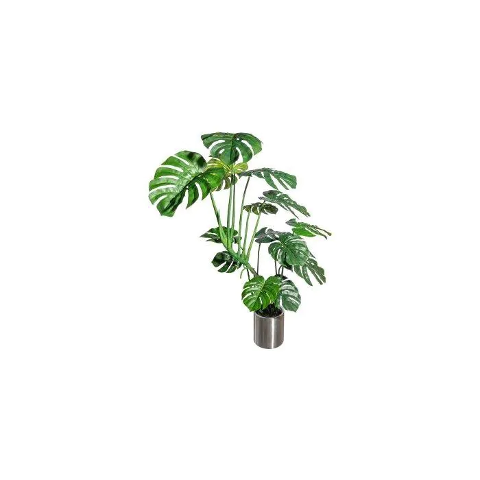 Kunst Philodendron Monstera Deliciosa YANGT, Luftwurzeln, 120cm