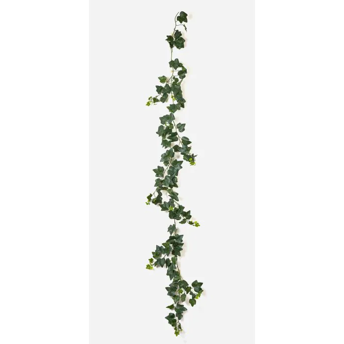 Künstliche Efeugirlande LINNEO, crossdoor, grün, 205cm