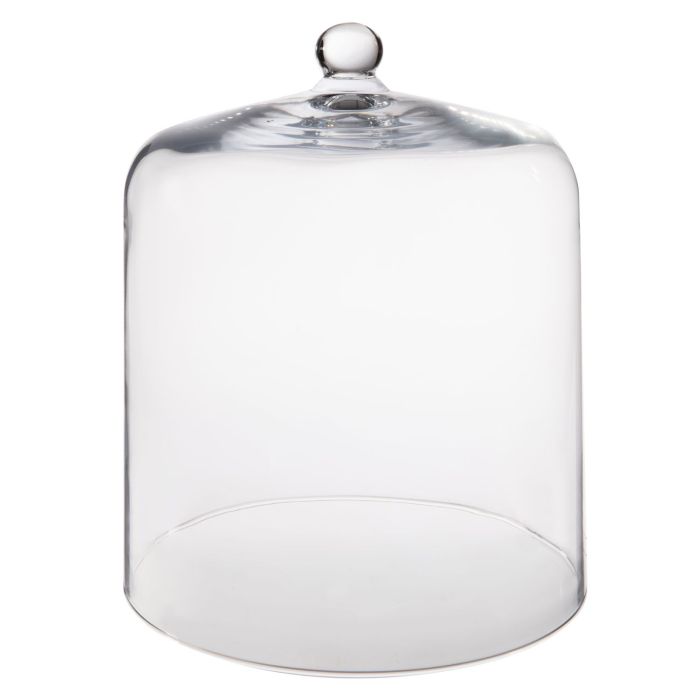 Glashaube ELWINA für Kuchen, mit Knauf, klar, 38cm, Ø29cm