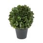 Künstliche Buchsbaumkugel im Topf 22cm, grün
