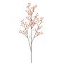 Künstlicher Mini-Hagebuttenzweig 3-fach 100cm, orange