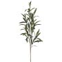 Künstlicher Olivenzweig 2-fach 117cm, grün-braun