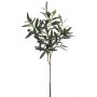 Künstlicher Olivenzweig 9-fach 53cm, grün-braun