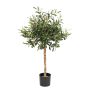 Künstlicher Olivenbaum im Topf 89cm Ø H40cm/B50cm, grün-braun