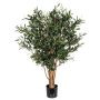 Künstlicher Olivenbaum im Topf 103cm, grün-braun