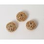 Filigrankugel abgefl. 14mm, gold