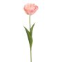 Künstliche Papageientulpe 66cm Blütenkopf Ø 10cm, rosé