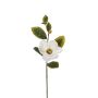 Künstlicher Magnolienzweig x 2 63cm Blütenkopf Ø 12cm, elfenbein