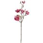 Künstlicher Magnolienzweig x 5 65cm Blütenkopf Ø 6/9cm, rosé-gemischt