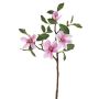 Künstlicher Magnolienzweig x 4 48cm Blütenkopf Ø 6/10cm, rosé-gemischt
