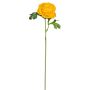 Künstliche Ranunkel 56cm Blütenkopf Ø 7cm, gelb