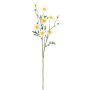 Künstlicher Margeritenzweig x 9 74cm Blütenkopf Ø 1/6cm, weiß