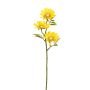 Künstlicher Margeritenzweig x 3 44cm Blütenkopf Ø 7cm, gelb