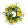 Künstlicher Margeritenkranz 20cm, gelb
