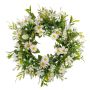 Künstlicher Margeritenkranz 30cm, weiß