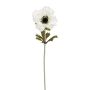 Künstliche Anemone 35cm Blütenkopf Ø 10cm, weiß