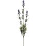 Künstlicher Lavendelzweig x 3 62cm, lila