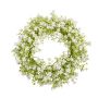 Künstlicher Gypsophilakranz 30cm, weiß