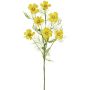 Künstliche Cosmea x 7 68cm Blütenkopf Ø 6cm, gelb