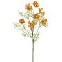 Künstliche Cosmea x 7 68cm Blütenkopf Ø 6cm, orange