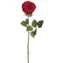 Künstliche Edelrose 66cm Blütenkopf Ø 13cm, rot