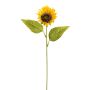 Künstliche Sonnenblume 65cm Blütenkopf Ø 10cm, gelb