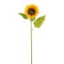 Künstliche Sonnenblume 75cm Blütenkopf Ø 15cm, gelb
