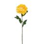Künstliche Chrysantheme 75cm Blütenkopf Ø 14cm, gelb