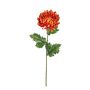 Künstliche Chrysantheme 75cm Blütenkopf Ø 14cm, orange