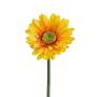 Künstliche Gerbera 57cm Blütenkopf Ø 10,5cm, gelb