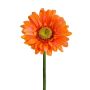 Künstliche Gerbera 57cm Blütenkopf Ø 10,5cm, orange