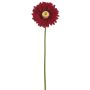Künstliche Gerbera 57cm Blütenkopf Ø 10,5cm, altrot