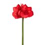 Künstliche Amaryllis x 3 68cm Blütenkopf Ø 5/11cm, rot