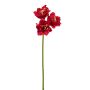 Künstliche Amaryllis 57cm Blütenkopf Ø 8cm, rot