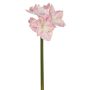 Künstliche Amaryllis x 4 63cm Blütenkopf Ø 4/14cm, rosé