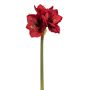 Künstliche Amaryllis x 4 63cm Blütenkopf Ø 4/14cm, rot