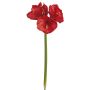 Künstliche Amaryllis x 4 75cm Blütenkopf Ø 5/11cm, rot