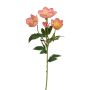 Künstliche Christrose x 4 62cm Blütenkopf Ø 3/7cm, altrosé