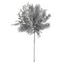 Künstlicher G.-Weihnachtspick 27cm Ø 9cm, silber