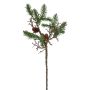 Künstlicher Tannenast mit Zapfen 76cm, grün-braun