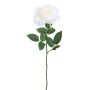 Künstliche Rose RE 63cm Blütenkopf Ø 13cm, elfenbein