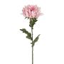Künstliche Chrysantheme RE 68cm Blütenkopf Ø 15cm, rosé-gemischt