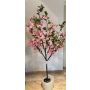Künstlicher Kirschblütenbaum im Topf 180cm, rosé