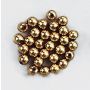 Wachsperlen metall 5mm, gold