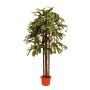 Steckenpalme mit Baststamm, 200cm